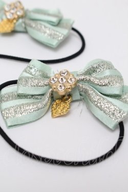 画像2: BABY,THE STARS SHINE BRIGHT / ミニストライプリボンゴム  ミント S-26-01-10-004-BA-ZA-HR-ZS