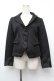 画像1: axes femme / 襟レースジャケット  黒 S-26-01-10-036-AX-JA-AS-ZS (1)