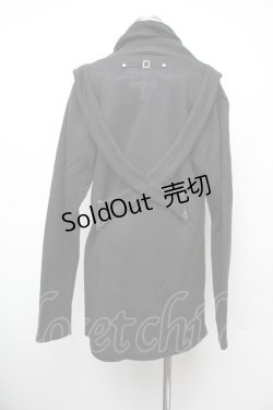 画像3: Ozz Croce / スウェット変形カーディガン  黒 S-26-01-10-038-OO-TO-AS-ZS