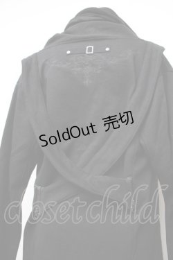 画像4: Ozz Croce / スウェット変形カーディガン  黒 S-26-01-10-038-OO-TO-AS-ZS