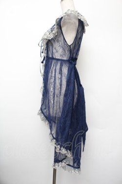 画像2: Vallee lys / Fishtail Lace Gilet  ネイビー S-26-01-10-040-GO-TO-HR-ZS