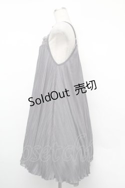 画像2: axes femme / カットプリーツキャミチュニ  グレー S-26-01-10-041-AX-OP-AS-ZS