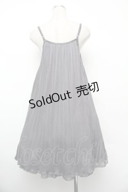 画像3: axes femme / カットプリーツキャミチュニ  グレー S-26-01-10-041-AX-OP-AS-ZS