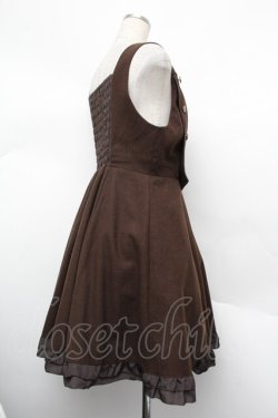 画像2: axes femme / ベスト重ね風ジャンドレ  ブラウン S-26-01-10-043-AX-OP-AS-ZS