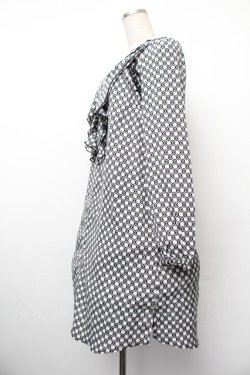 画像2: Rozen Kavalier / 総柄ワンピース  黒ｘ白 S-26-01-10-050-OO-OP-AS-ZS