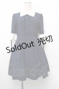 Rojita / フリルワンピース  紺 S-26-01-10-051-LO-OP-AS-ZS