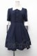 画像1: Rojita / フリルワンピース  紺 S-26-01-10-051-LO-OP-AS-ZS (1)