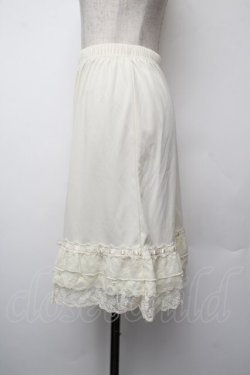 画像2: axes femme / はしごレース使いペチスカート  オフ S-26-01-10-055-AX-SK-AS-ZS