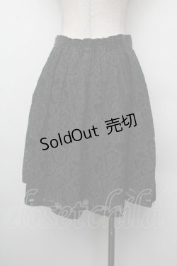 画像3: axes femme / ウエストビジューオパールスカート  黒 S-26-01-10-056-AX-SK-AS-ZS