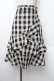 画像1: LODISPOTTO / フリルスカート  黒ｘ白 S-26-01-10-063-LO-SK-AS-ZS (1)