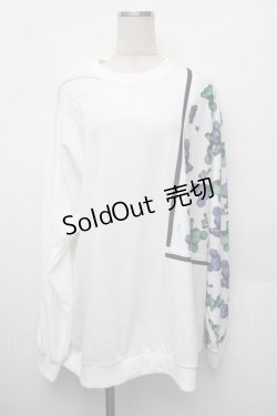 画像1: NieR CLOTHING / プリントスウェット  白 S-26-01-10-017-PU-TO-AS-ZS