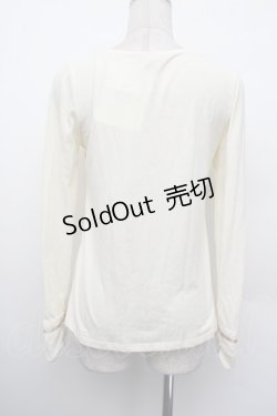 画像3: axes femme / リボンカットソー  オフ S-26-01-10-020-AX-OP-AS-ZS