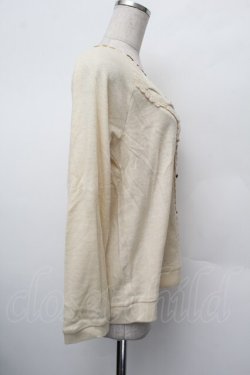 画像2: axes femme / カーデ風ニットソー  オフ S-26-01-10-025-AX-TO-AS-ZS