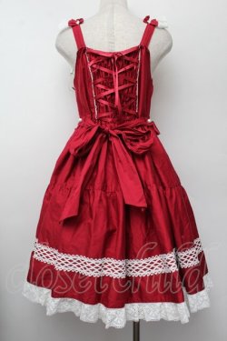 画像3: BABY,THE STARS SHINE BRIGHT / Pure Pearl bouquetジャンパースカート  エンジ S-26-01-13-032-BA-OP-HR-ZS