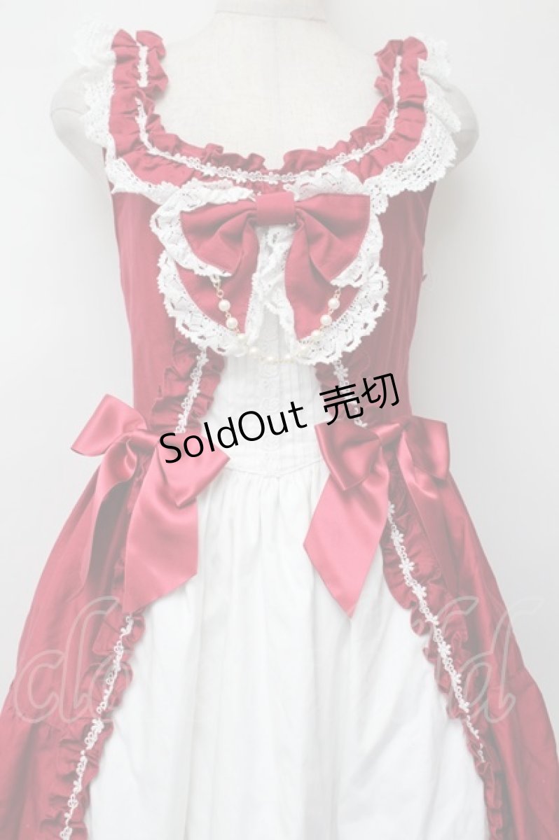 画像4: BABY,THE STARS SHINE BRIGHT / Pure Pearl bouquetジャンパースカート  エンジ S-26-01-13-032-BA-OP-HR-ZS (4)