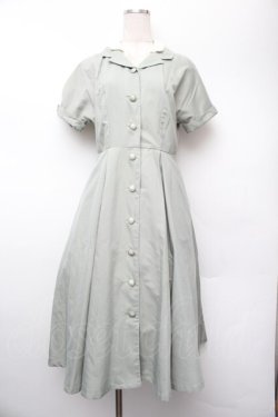 画像1: F&A / レースダブル開衿ワンピース  ミント S-26-01-13-034-LO-OP-HR-ZS