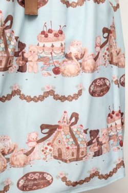 画像4: axes femme Kawaii / お菓子の家柄ワンピース  ミント S-26-01-13-035-AX-BL-HR-ZS