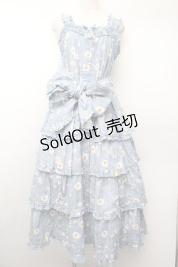 画像1: PINK HOUSE / ひなぎくプリントキャミソールワンピース  サックス S-26-01-13-036-LO-OP-HR-ZS