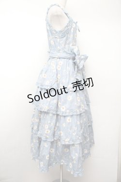 画像2: PINK HOUSE / ひなぎくプリントキャミソールワンピース  サックス S-26-01-13-036-LO-OP-HR-ZS