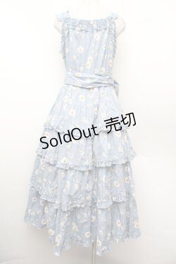 画像3: PINK HOUSE / ひなぎくプリントキャミソールワンピース  サックス S-26-01-13-036-LO-OP-HR-ZS