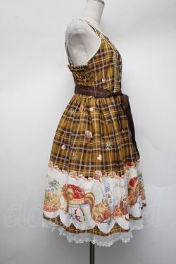 画像2: metamorphose / もりのパティシエリボンジャンパースカート  マスタード S-26-01-13-038-ME-OP-HR-ZS