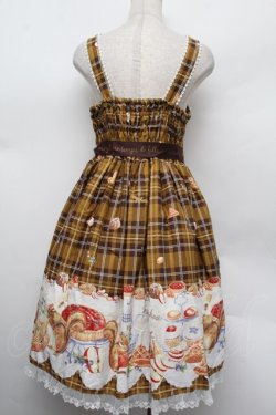 画像3: metamorphose / もりのパティシエリボンジャンパースカート  マスタード S-26-01-13-038-ME-OP-HR-ZS