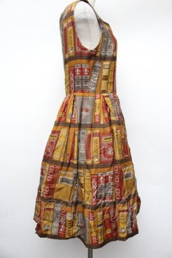 画像3: Jane Marple / Jane's bookcaseスクエアドレス  マスタード S-26-01-13-040-JM-OP-HR-ZS