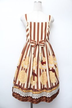 画像1: Emily Temple cute / Orangeスワンシューワンピース  ブラウン S-26-01-13-041-ET-OP-HR-ZS