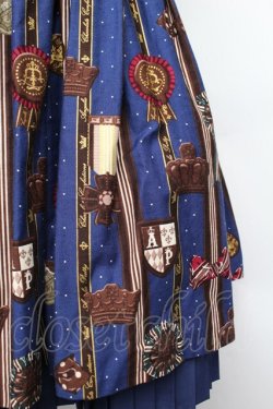 画像4: Angelic Pretty / Chocolate Rosetteジャンパースカート  ネイビー S-26-01-13-043-AP-OP-HR-ZS