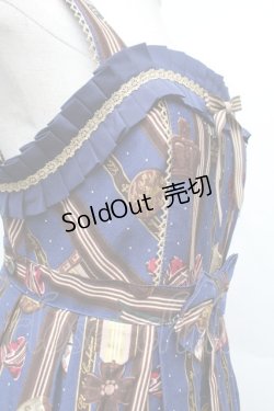 画像5: Angelic Pretty / Chocolate Rosetteジャンパースカート  ネイビー S-26-01-13-043-AP-OP-HR-ZS