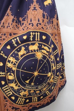 画像4: Innocent World / 星明かりの天文時計ケミカルレースジャンパースカート  ネイビー S-26-01-13-044-IW-OP-HR-ZS