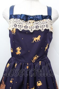 画像5: Innocent World / 星明かりの天文時計ケミカルレースジャンパースカート  ネイビー S-26-01-13-044-IW-OP-HR-ZS