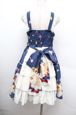 画像3: metamorphose / Sweet Rabbitsリボンジャンパースカート  青 S-26-01-13-045-ME-OP-HR-ZS