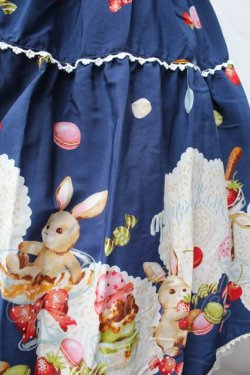 画像5: metamorphose / Sweet Rabbitsリボンジャンパースカート  青 S-26-01-13-045-ME-OP-HR-ZS