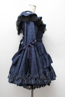 画像2: Vallee lys / Coquelicot Dress ミニ丈  ネイビー S-26-01-13-047-GO-OP-HR-ZS