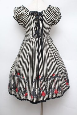 画像3: metamorphose / wonder silhouetteワンピース  黒ｘオフ S-26-01-13-048-ME-OP-AS-ZS