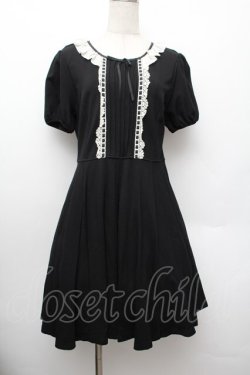 画像1: Leur Getter / ジュエリーポンチフレアワンピース  黒 S-26-01-13-051-LU-OP-AS-ZS