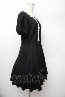 画像2: Leur Getter / ジュエリーポンチフレアワンピース  黒 S-26-01-13-051-LU-OP-AS-ZS