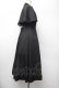 画像2: Sheglit / "Adelheid"ケープワンピース  黒 S-26-01-13-053-EL-OP-HR-ZS (2)