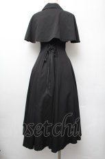 画像3: Sheglit / "Adelheid"ケープワンピース  黒 S-26-01-13-053-EL-OP-HR-ZS (3)