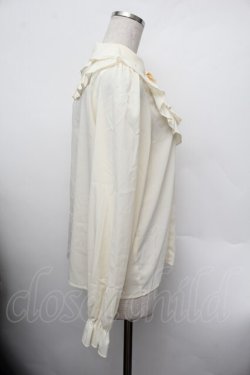 画像2: axes femme Kawaii / 3wayジャボ付きブラウス  キナリ S-26-01-13-006-AX-BL-HR-ZS