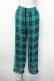 画像1: Candy Stripper / チェックパンツ  グリーン S-26-01-13-058-PU-PA-HR-ZS (1)