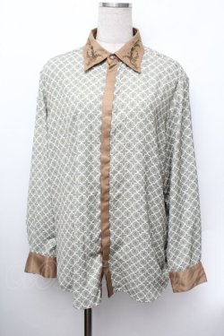 画像1: AXES-X / フランソアシャツ  グリーン S-26-01-13-007-LO-OP-HR-ZS