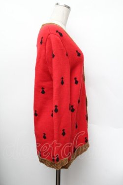 画像2: ネバアランド / アルベリッヒカーディガン  赤 S-26-01-13-011-LO-TO-AS-ZS