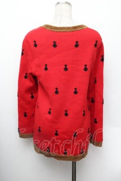 画像3: ネバアランド / アルベリッヒカーディガン  赤 S-26-01-13-011-LO-TO-AS-ZS