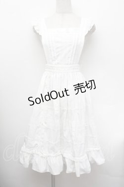 画像1: Innocent World / 大人になったアリスドレスエプロン  白 S-26-01-13-022-IW-OP-HR-ZS