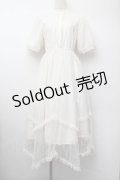 Fi.n.t / チュールドッキングロングワンピース【洗える】  アイボリー S-26-01-13-025-CA-OP-HR-ZS