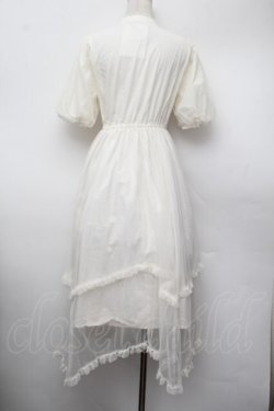 画像3: Fi.n.t / チュールドッキングロングワンピース【洗える】  アイボリー S-26-01-13-025-CA-OP-HR-ZS