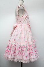 画像2: Angelic Pretty / ティアラローズティアードジャンパースカート  ピンク S-26-01-13-028-AP-OP-HR-ZS (2)