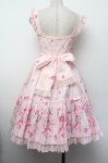画像3: Angelic Pretty / ティアラローズティアードジャンパースカート  ピンク S-26-01-13-028-AP-OP-HR-ZS (3)